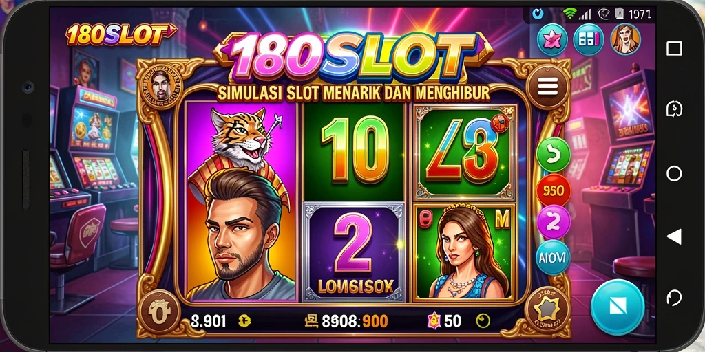 Tampilan gameplay menarik dari 180SLOT yang memikat pengguna.