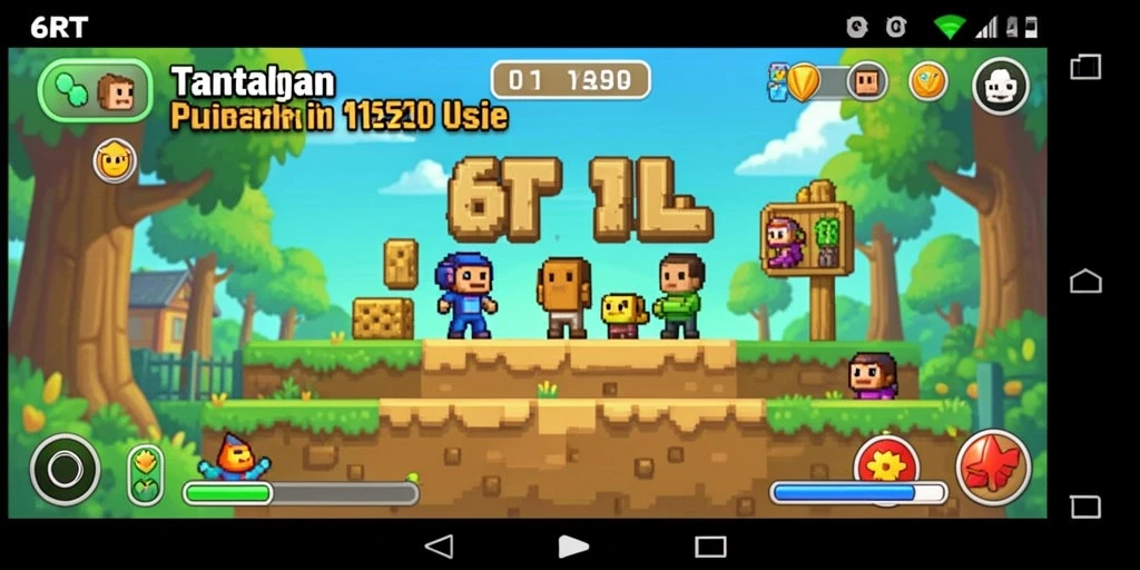 Gameplay 6RT dengan berbagai teka-teki yang menantang dan menarik.