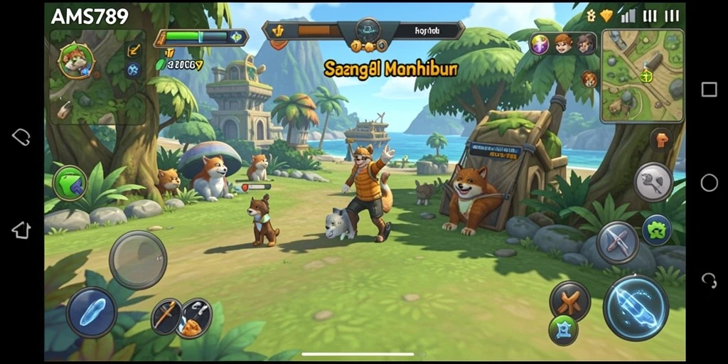 Tampilan gameplay seru dari AMS789 yang penuh aksi.