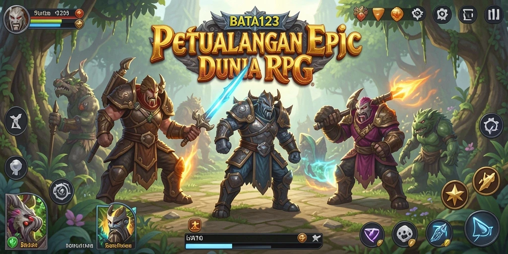 Tampilan seru dalam gameplay RPG BATA123 dengan aksi penuh adrenalin.