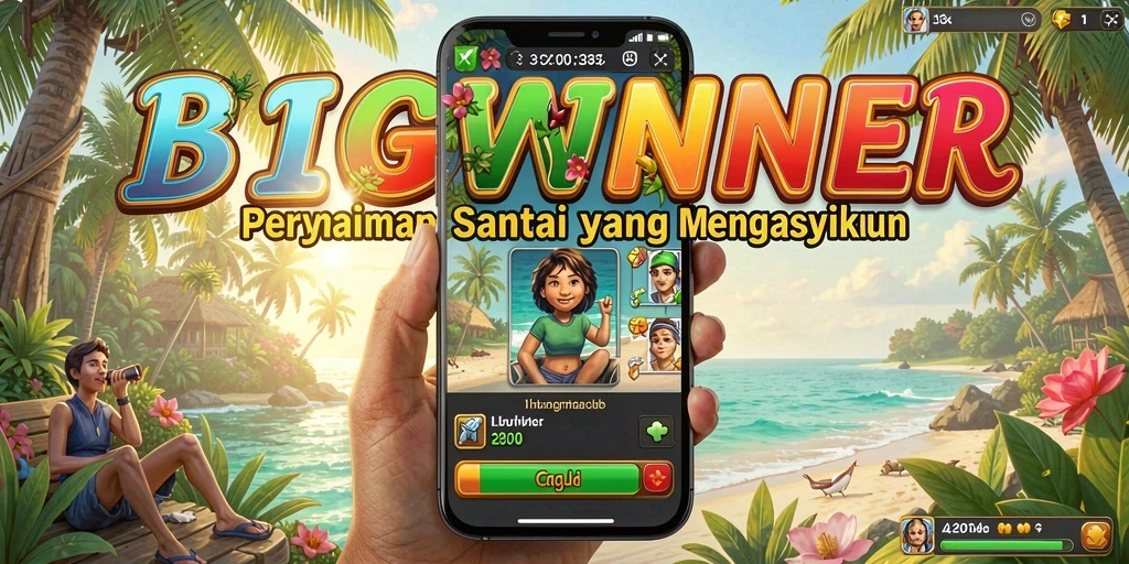 Tangkapan layar gameplay BIGWINNER yang menampilkan keseruan permainan.