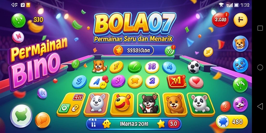 Tampilan keren gameplay Bingo di BOLA07.