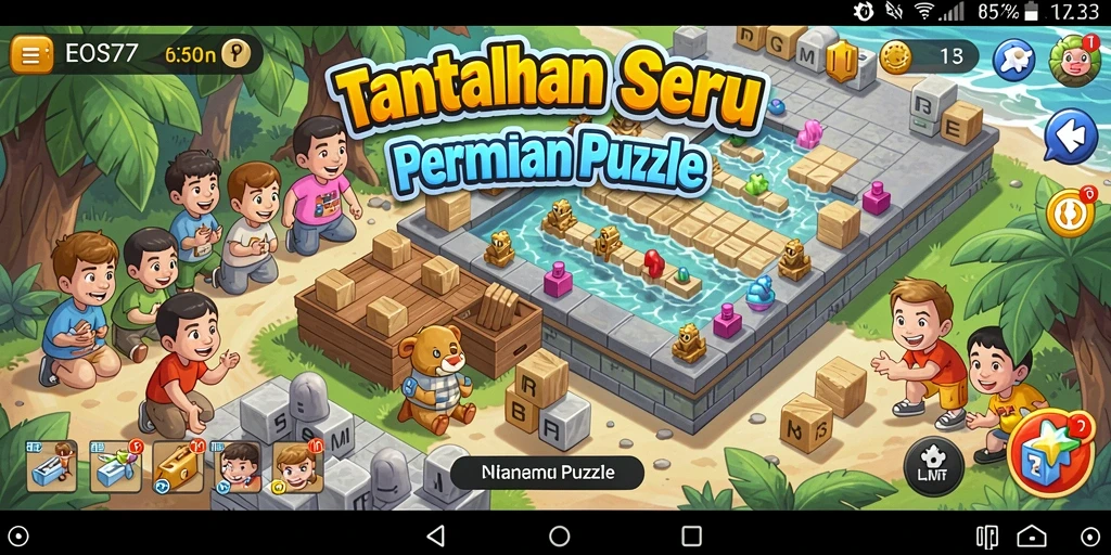 Gameplay seru dan tantangan puzzle yang menarik di EOS77.