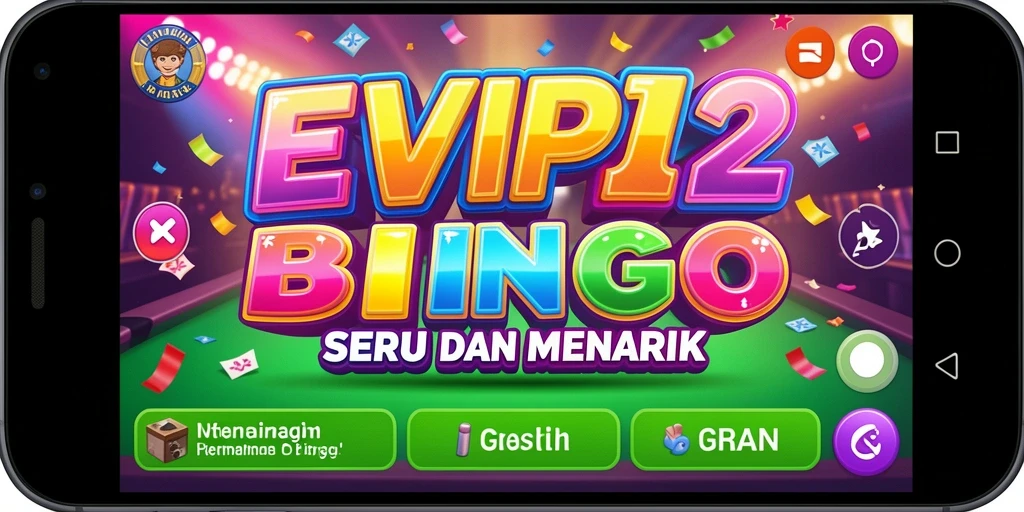 Tampilan gameplay Bingo yang menarik dan interaktif di EVIP2.