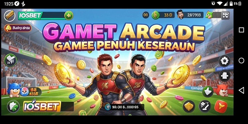 Tampilan gameplay seru di IOSBET dengan aksi Arcade yang mendebarkan.