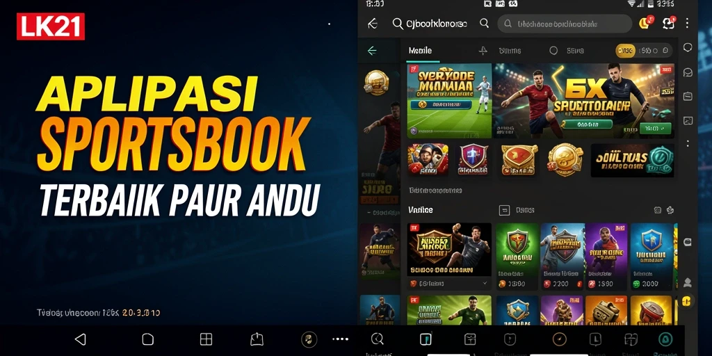 Screenshot utama LK21 menampilkan tampilan antarmuka taruhan yang menarik.