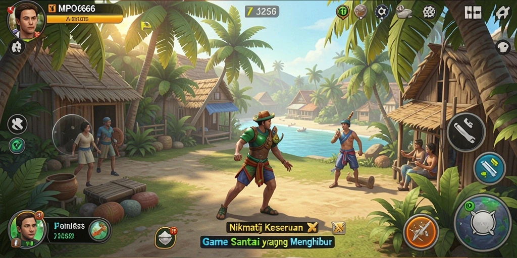 Tampilan gameplay seru dalam MPO666 yang menantang.