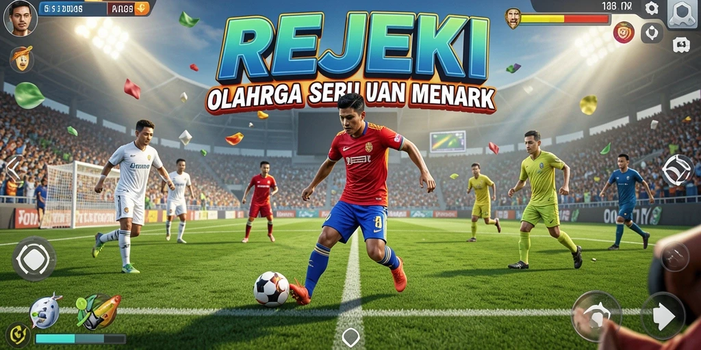 Tangkapan layar REJEKI menunjukkan aksi atletik yang seru dalam olahraga.