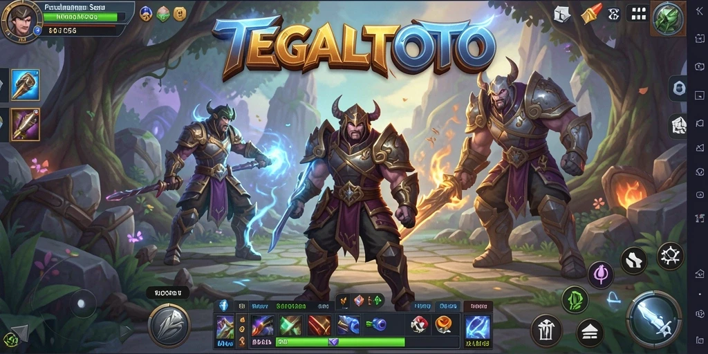 Screenshot gameplay <strong>TEGALTOTO</strong> yang menampilkan pertarungan seru di dunia MMORPG.