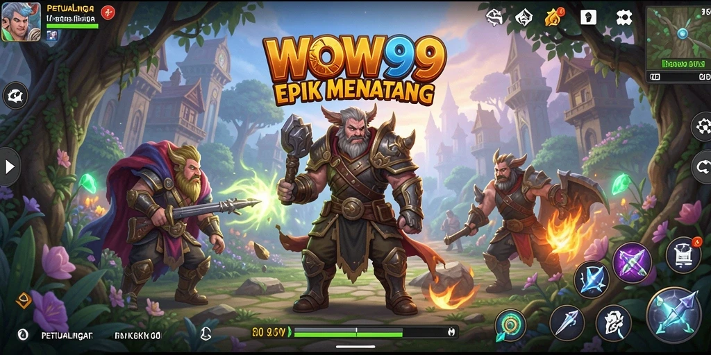 Screenshot gameplay WOW99 yang menampilkan petualangan seru dan menantang.